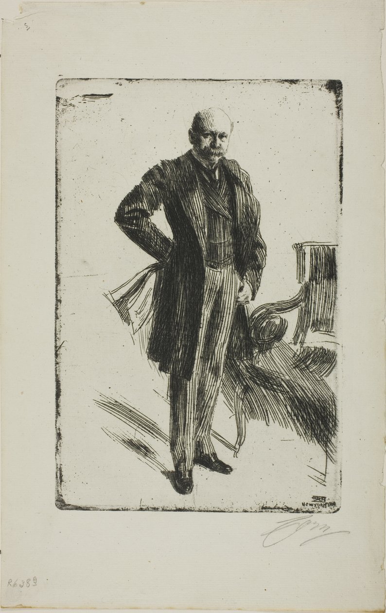 Eversti Lamont I (koko pituus) tekijältä Anders Leonard Zorn