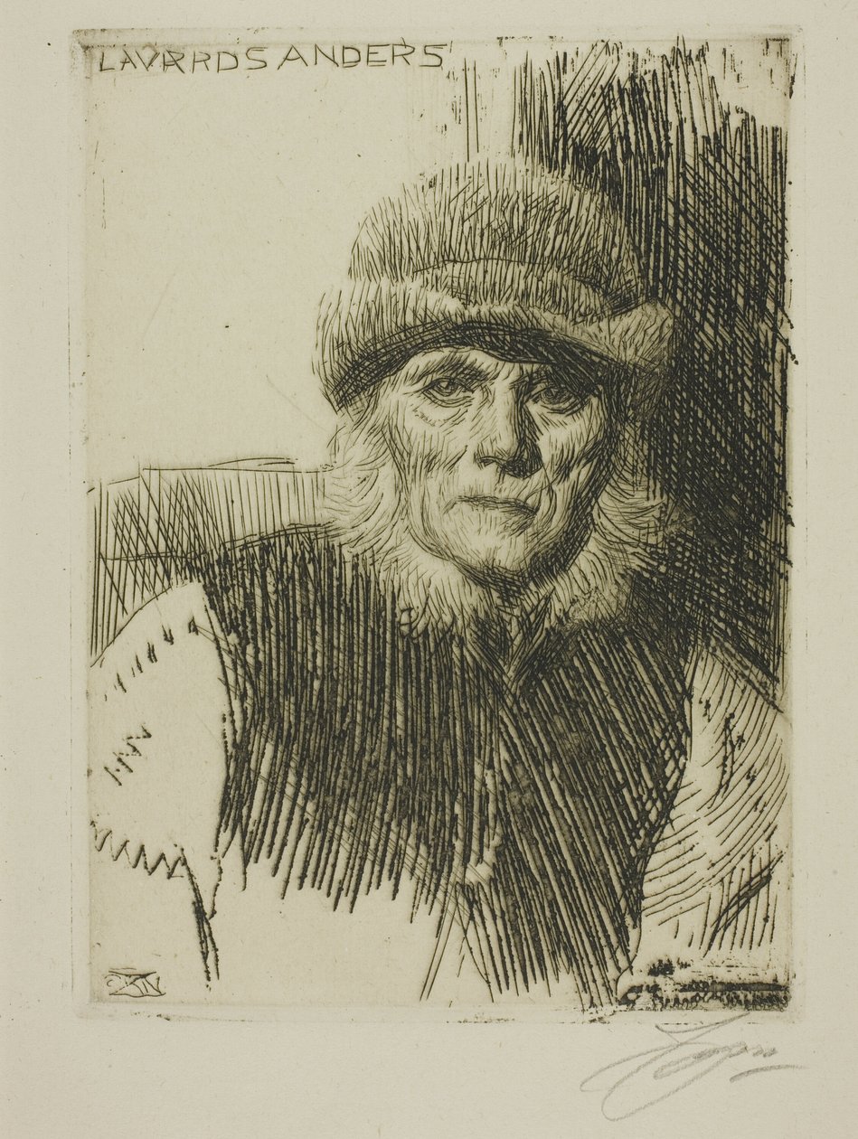 Dalecarlian talonpoika (Lavards Anders) tekijältä Anders Leonard Zorn