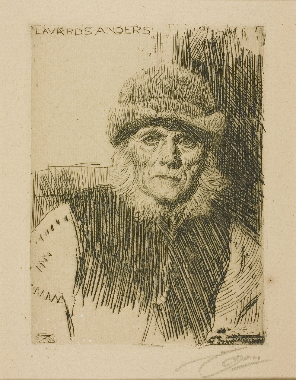 Dalecarlian talonpoika (Lavards Anders) tekijältä Anders Leonard Zorn