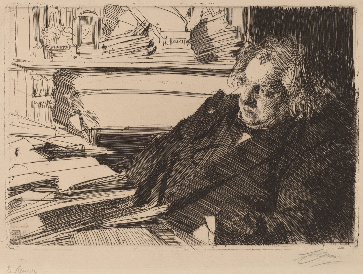 Ernest Renan tekijältä Anders Leonard Zorn