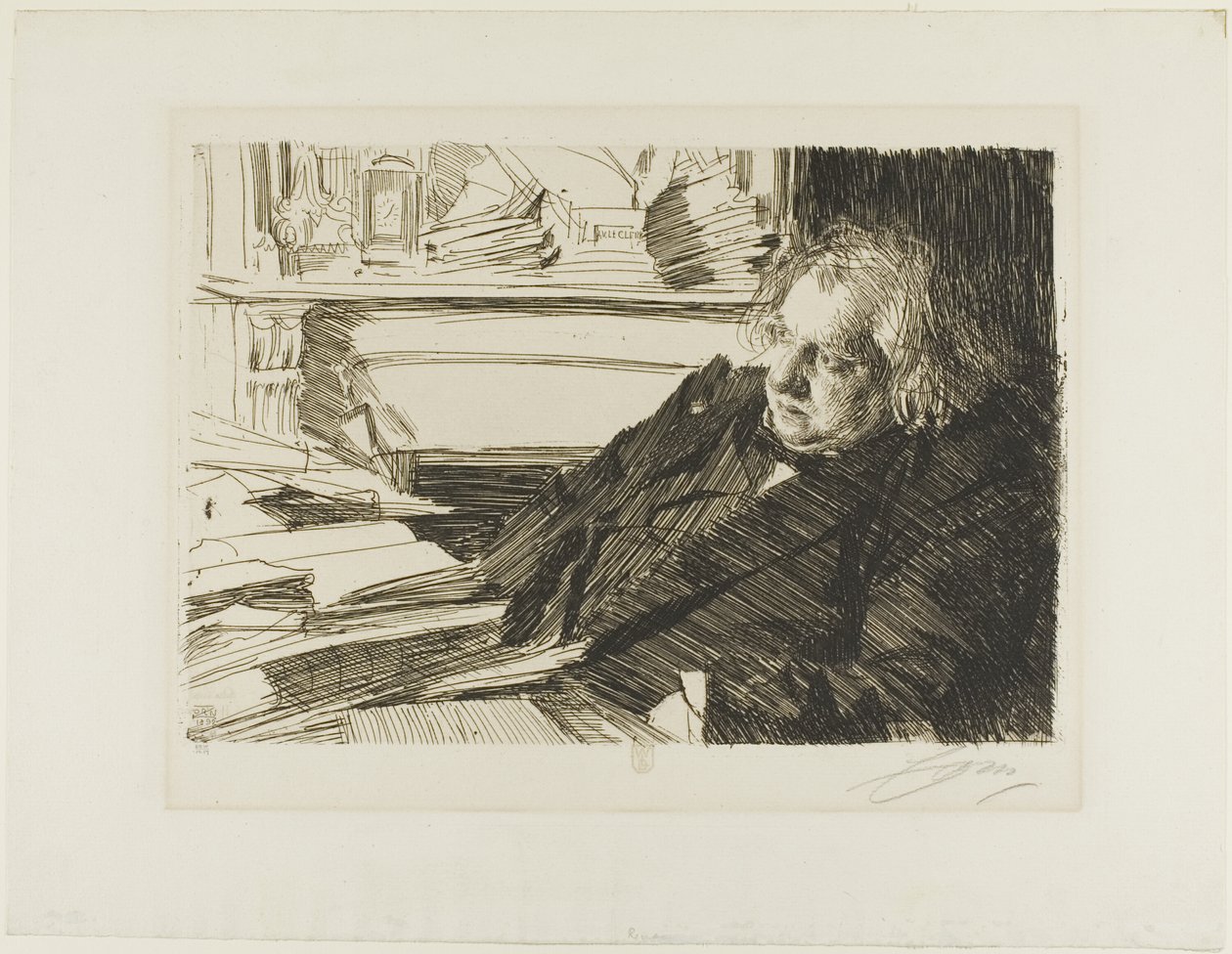 Ernest Renan tekijältä Anders Leonard Zorn