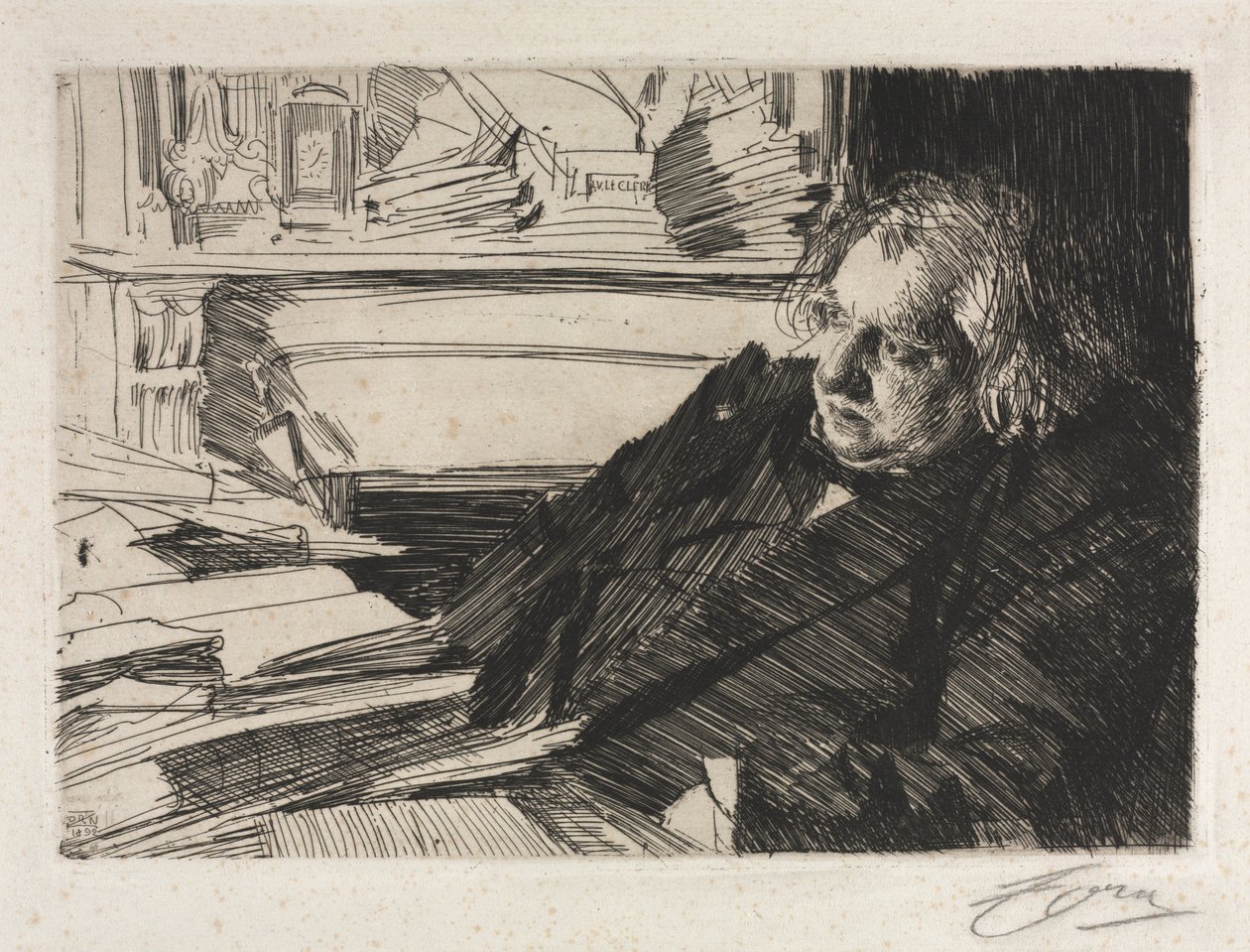 Ernest Renan tekijältä Anders Leonard Zorn