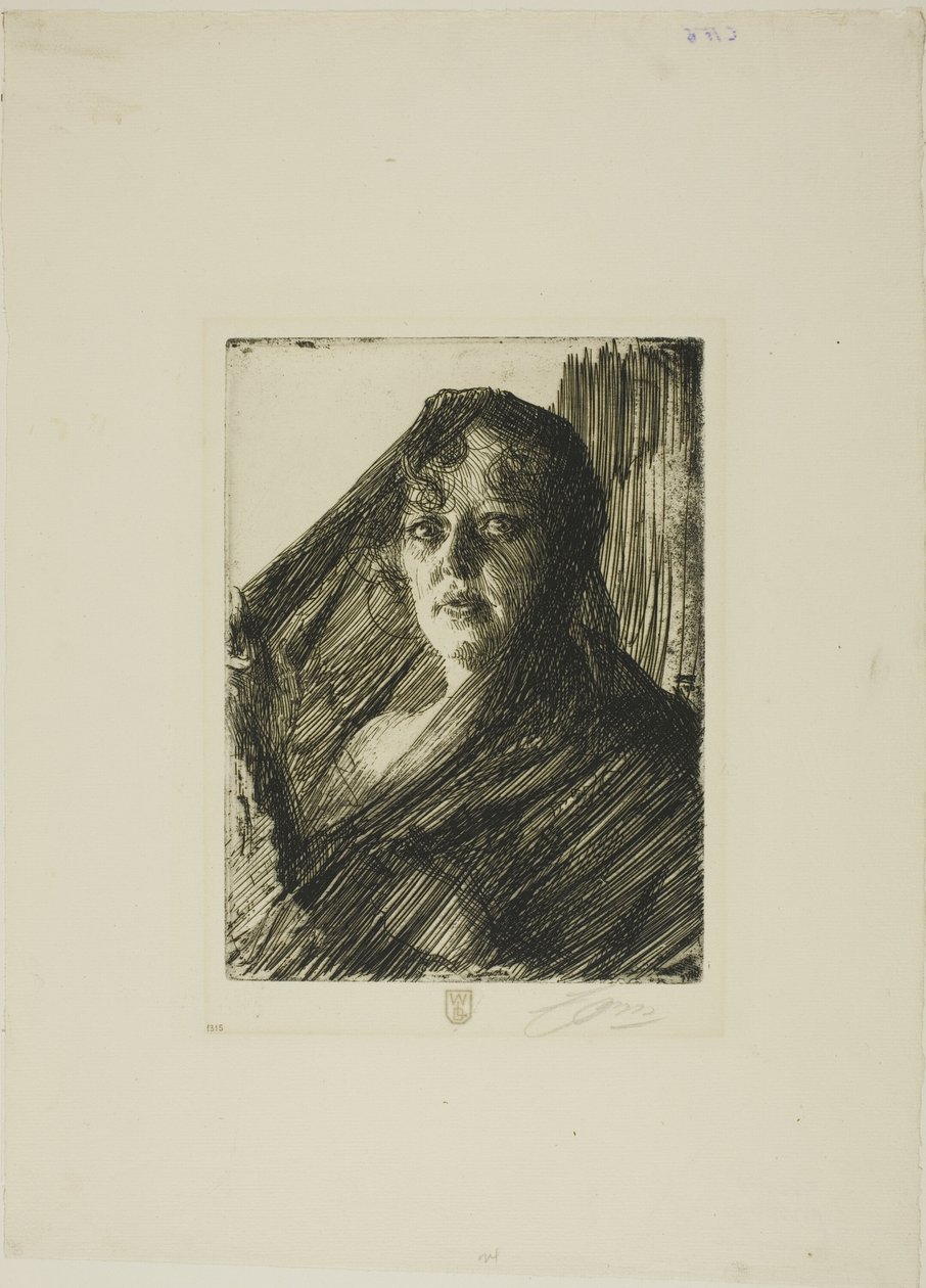 Gerda Lundequist tekijältä Anders Leonard Zorn