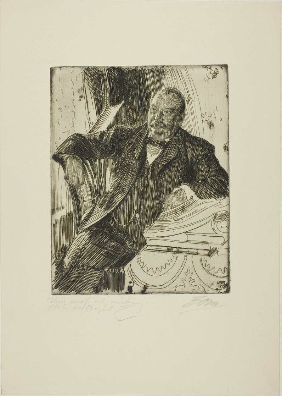 Grover Cleveland II tekijältä Anders Leonard Zorn