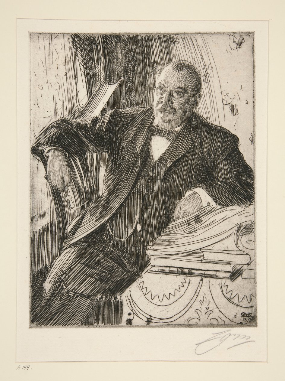 Grover Cleveland II tekijältä Anders Leonard Zorn