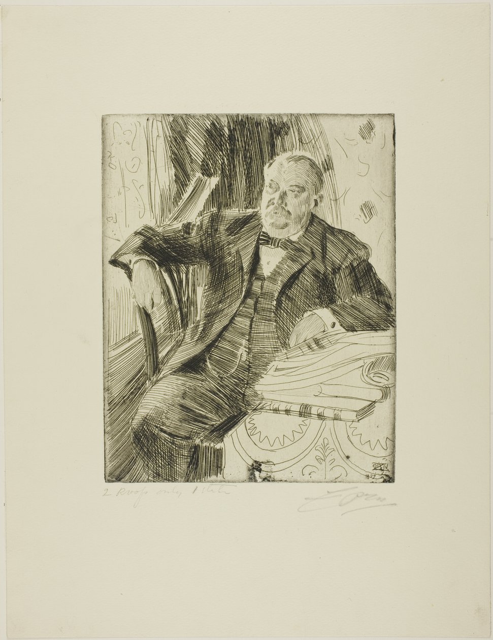 Grover Cleveland I tekijältä Anders Leonard Zorn