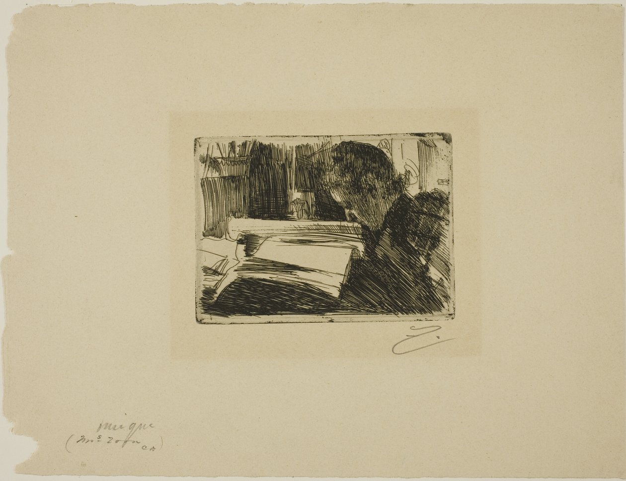 Lady Reading (rouva Zorn) tekijältä Anders Leonard Zorn