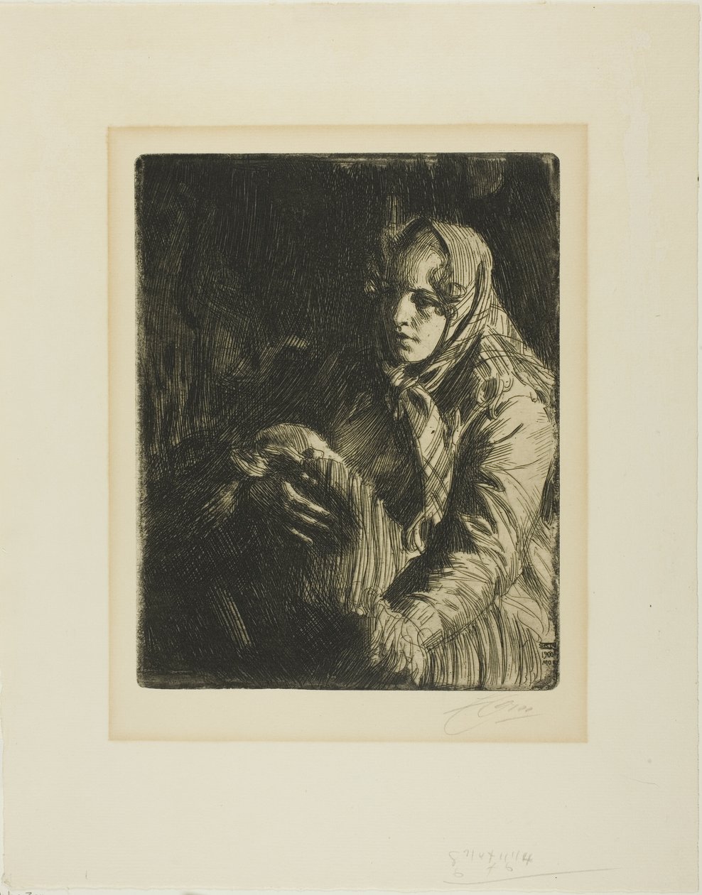 Madonna (A Mother) finlandès tekijältä Anders Leonard Zorn