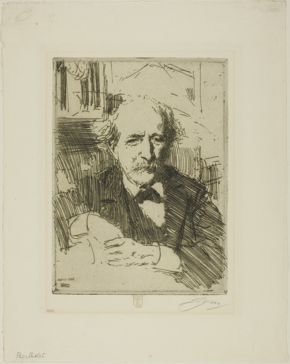 Marcellin Berthelot tekijältä Anders Leonard Zorn