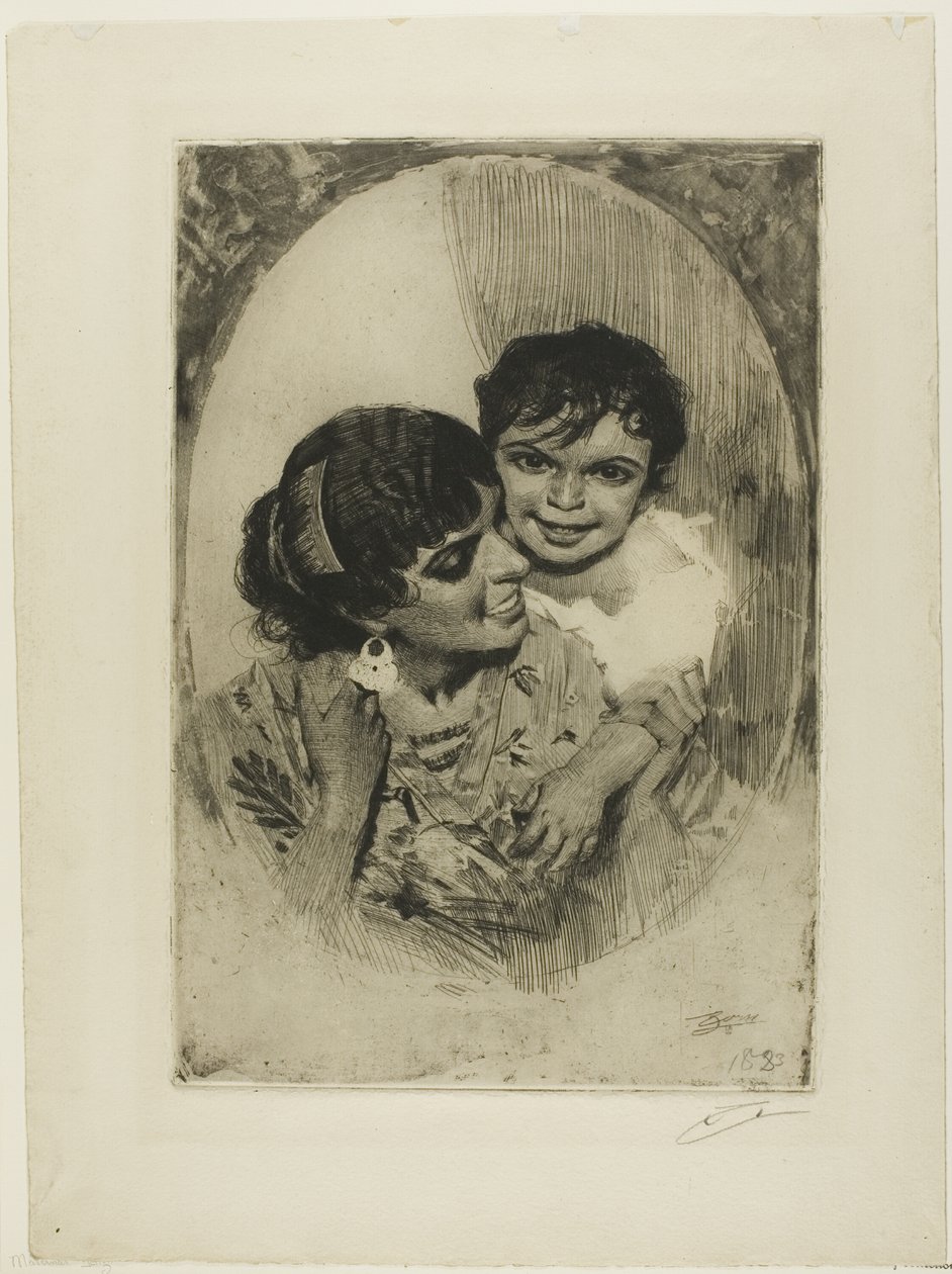 Äidin ilo III tekijältä Anders Leonard Zorn