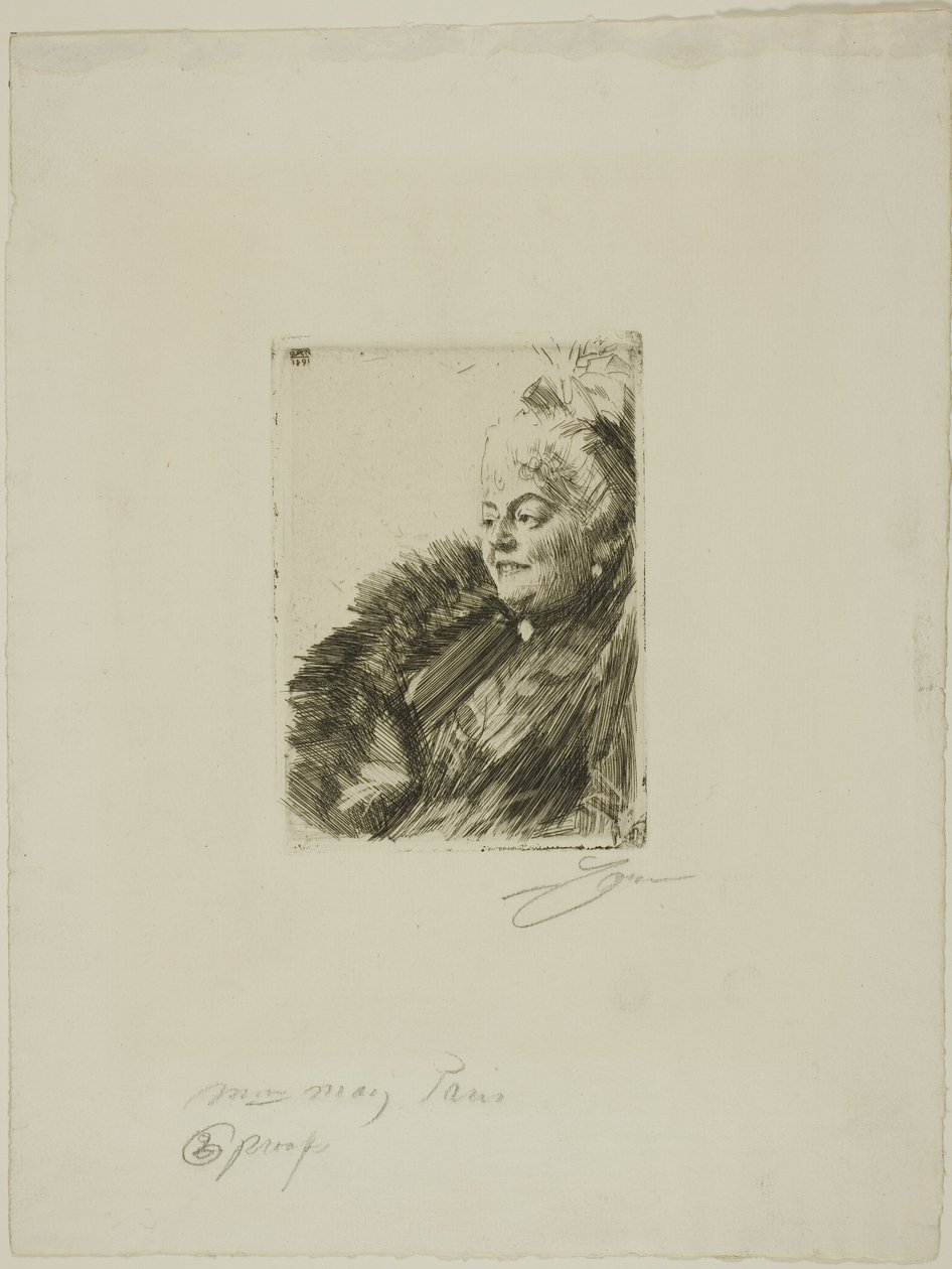 Rouva Georges May II tekijältä Anders Leonard Zorn