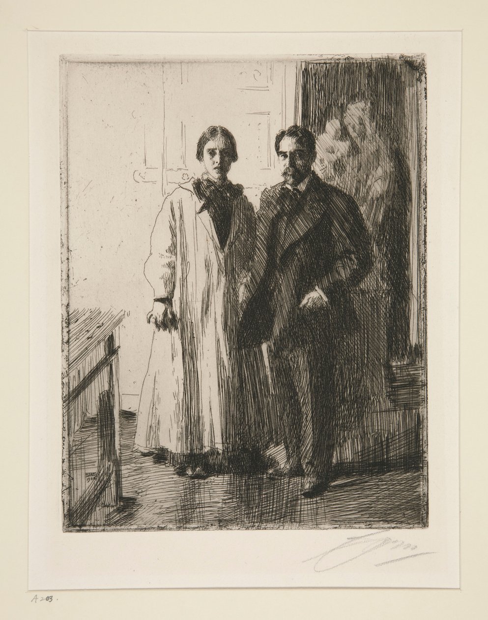 Herra ja rouva Atherton Curtis tekijältä Anders Leonard Zorn