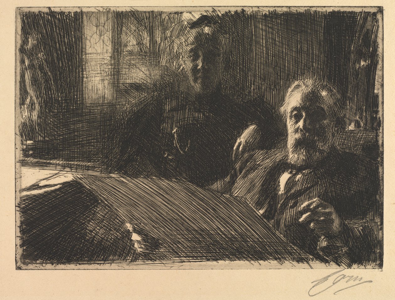 herra ja rouva Fürstenberg tekijältä Anders Leonard Zorn