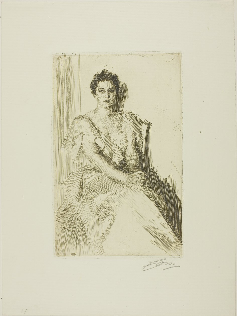 Rouva Cleveland II tekijältä Anders Leonard Zorn