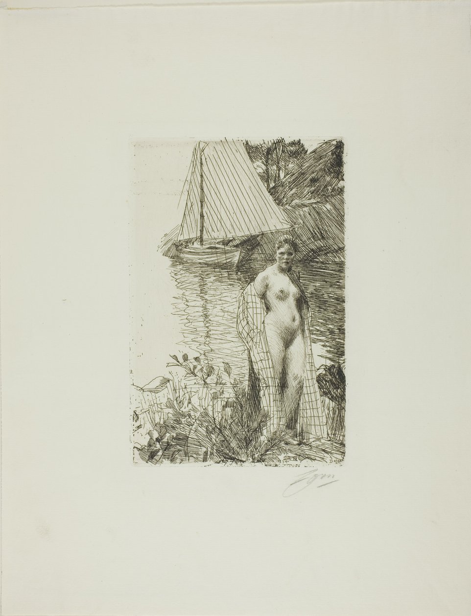 Minun mallini ja veneeni tekijältä Anders Leonard Zorn