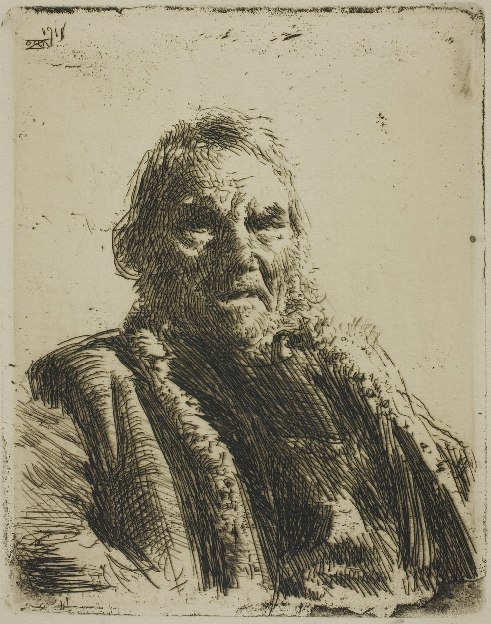 Vanha sotilas ("Prinssi") tekijältä Anders Leonard Zorn