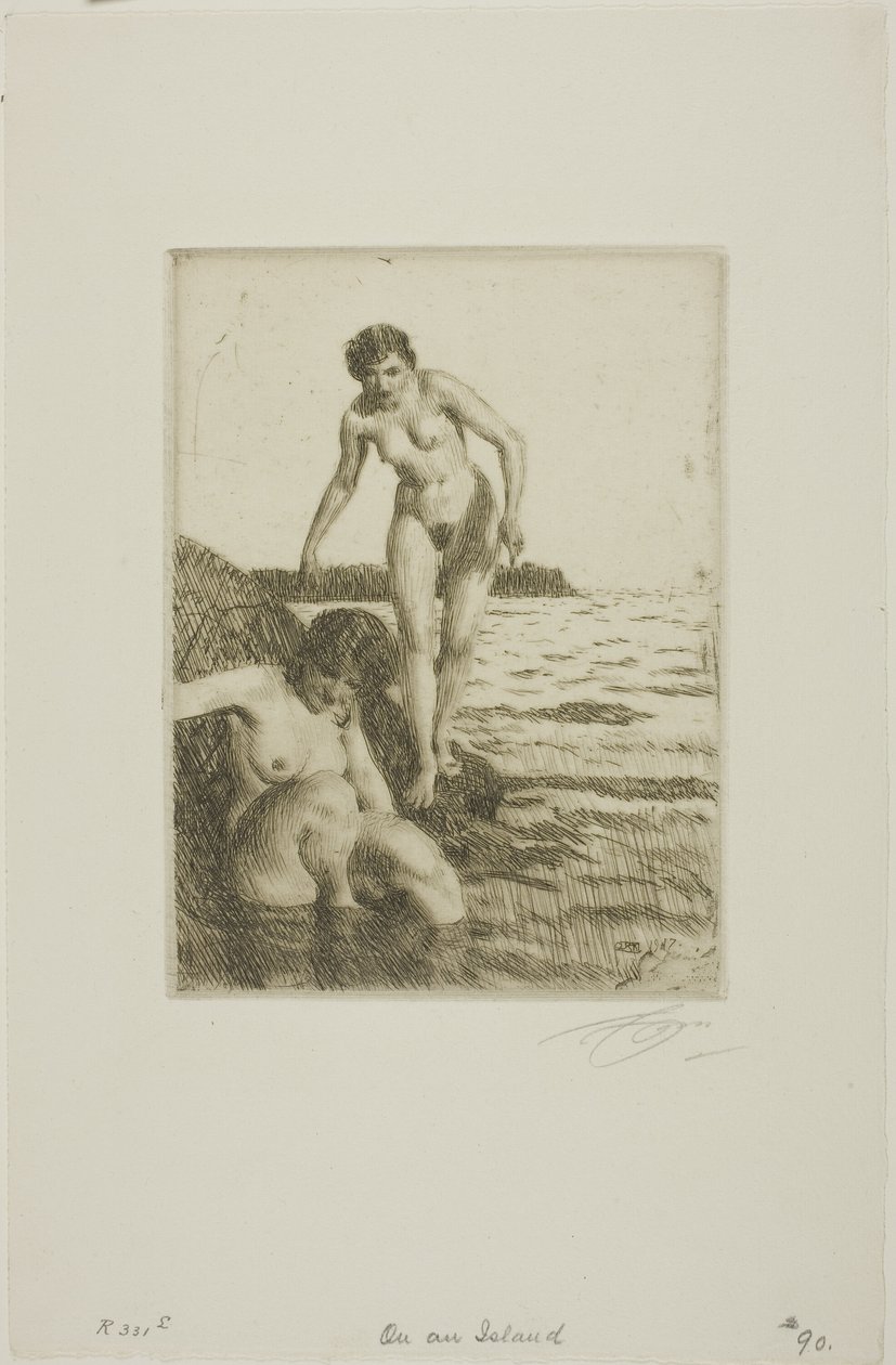 Hemsön saarella tekijältä Anders Leonard Zorn