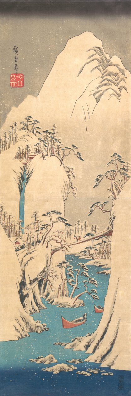 Luminen rotko. tekijältä Ando Hiroshige