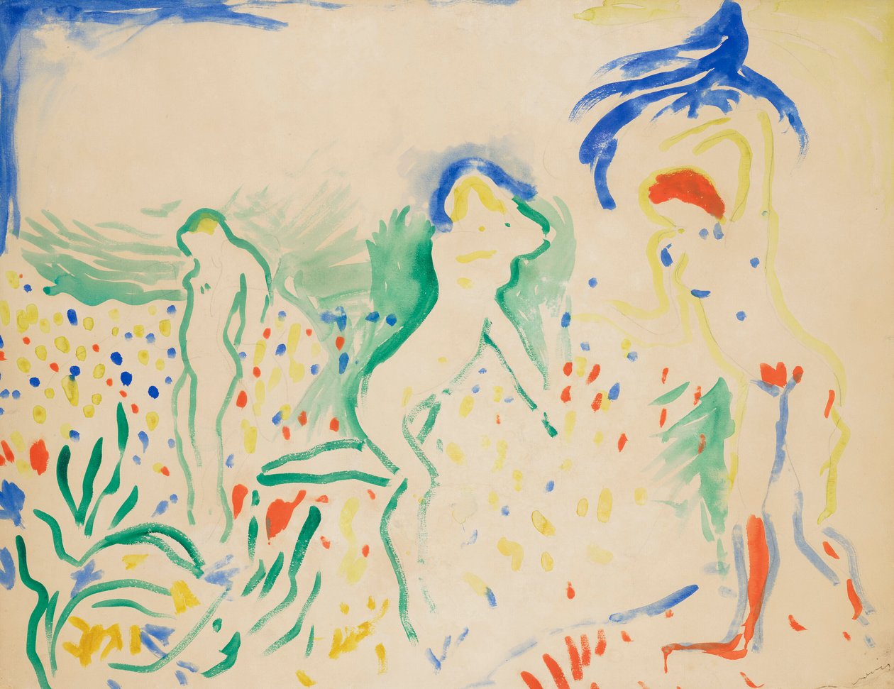 Tanssivat uimarit tekijältä Andre Derain
