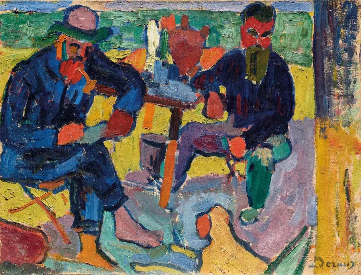 Nainen ikkunan ääressä tekijältä Andre Derain
