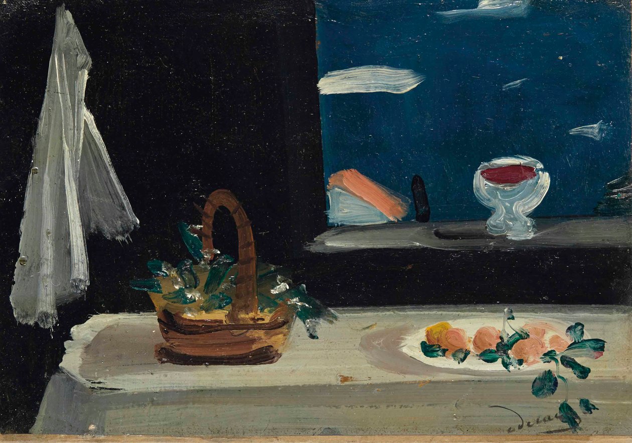 ASETELMA MUSTALLA TAUSTALLA tekijältä Andre Derain