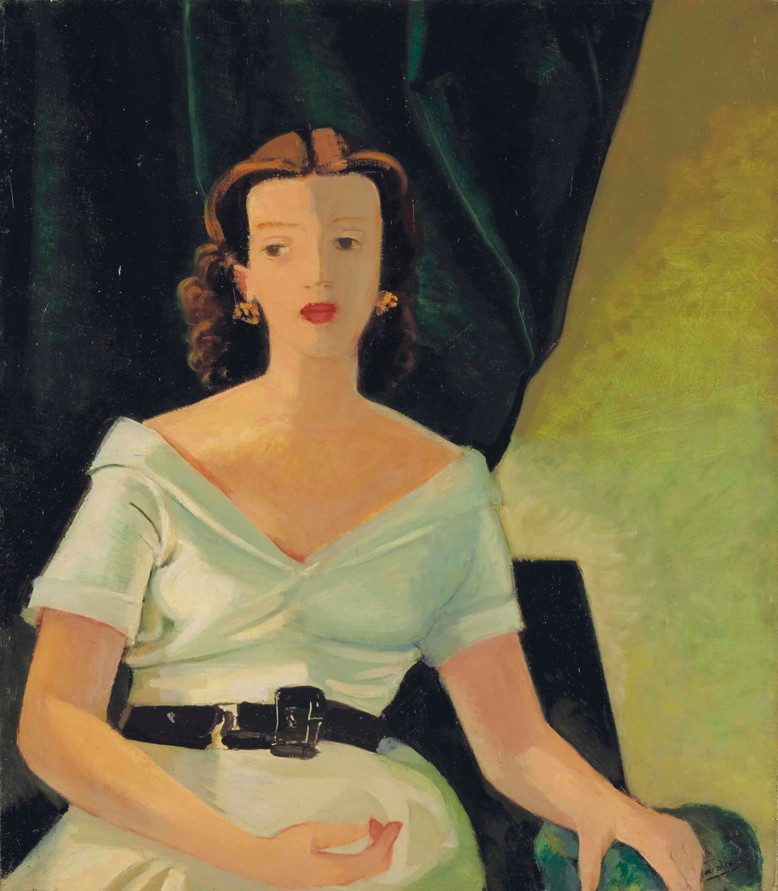 Geneviève Tailladen oletettu muotokuva. tekijältä Andre Derain