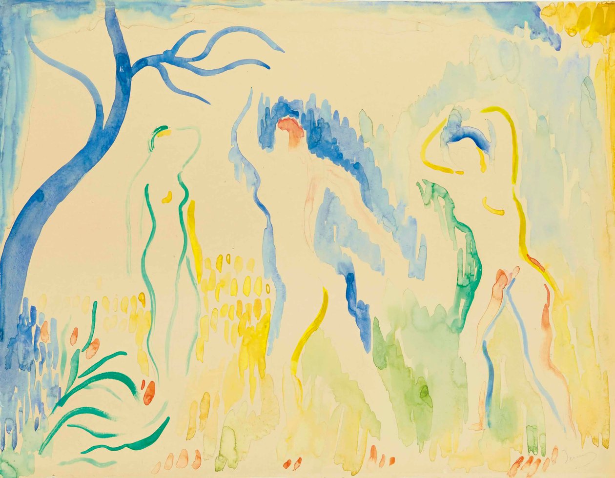 Kolme uimaria tekijältä Andre Derain