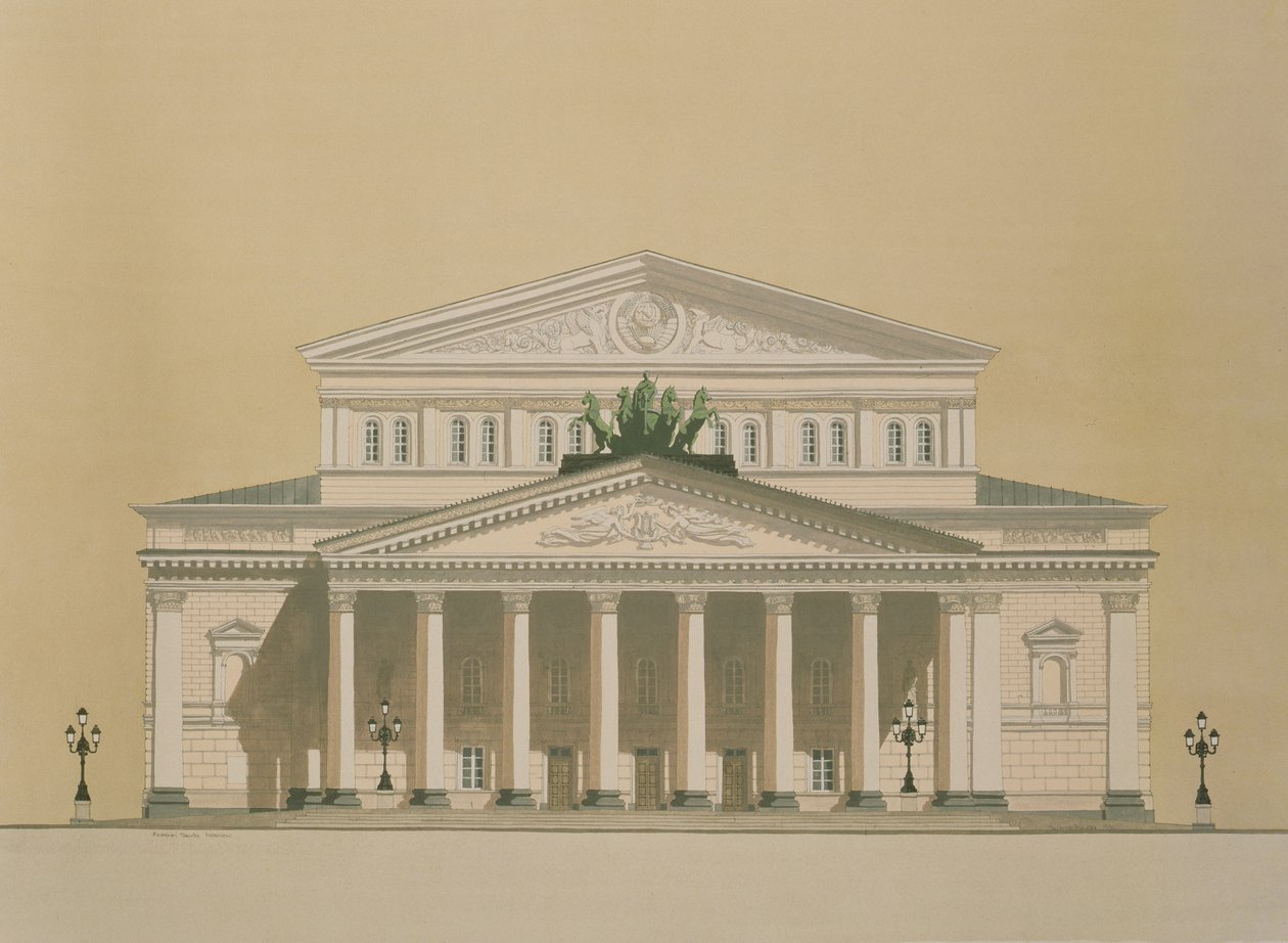 Bolshoi-teatteri, Moskova, Venäjä tekijältä Andras Kaldor