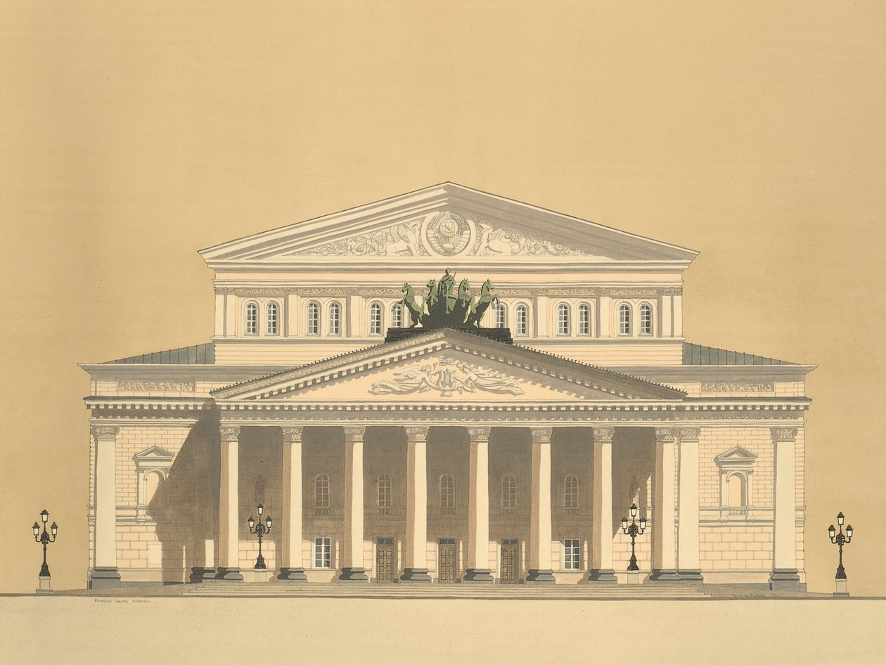 Bolshoi-teatteri, Moskova, Venäjä tekijältä Andras Kaldor