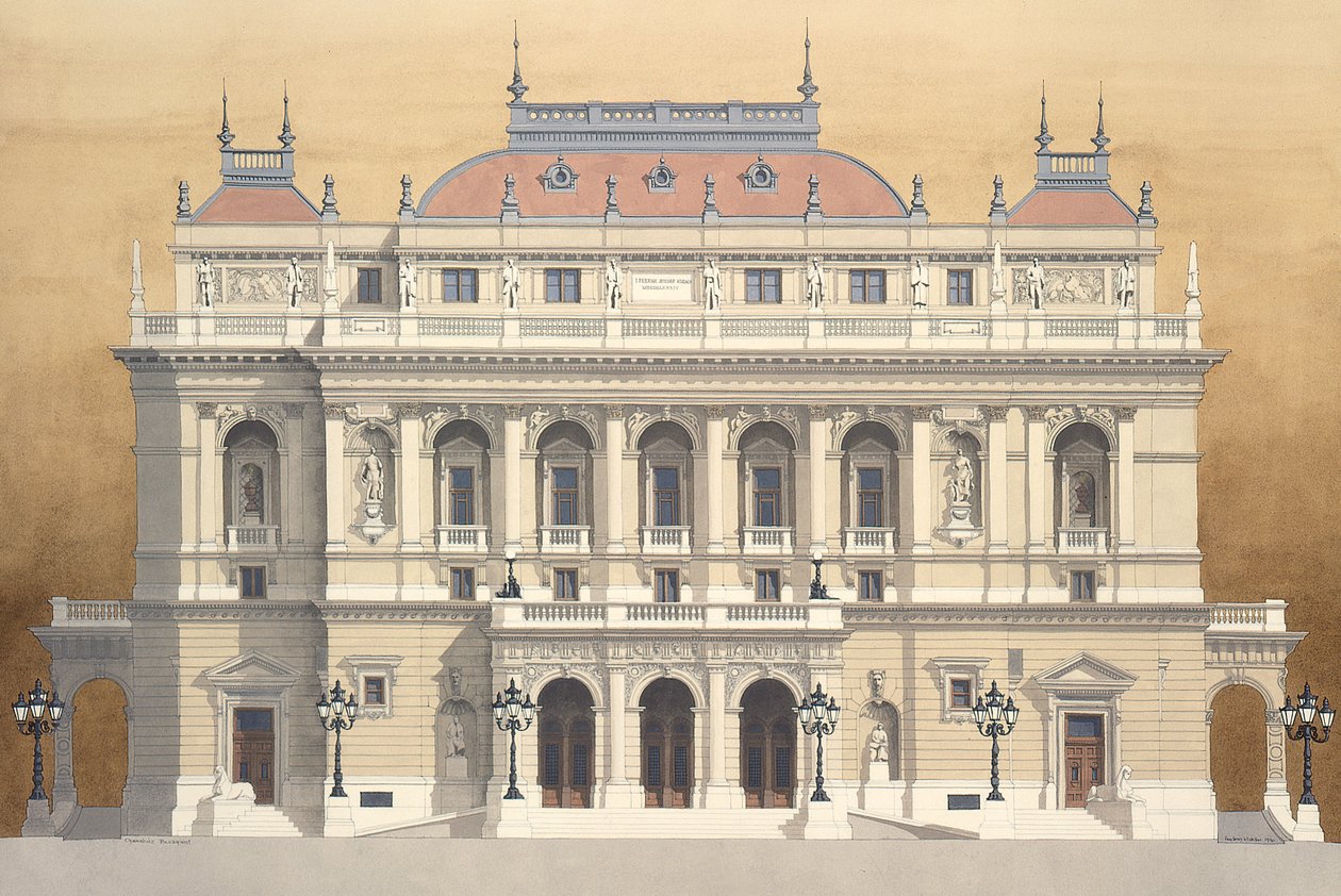 Unkarin Allami Operahaz, Budapest, Unkari tekijältä Andras Kaldor