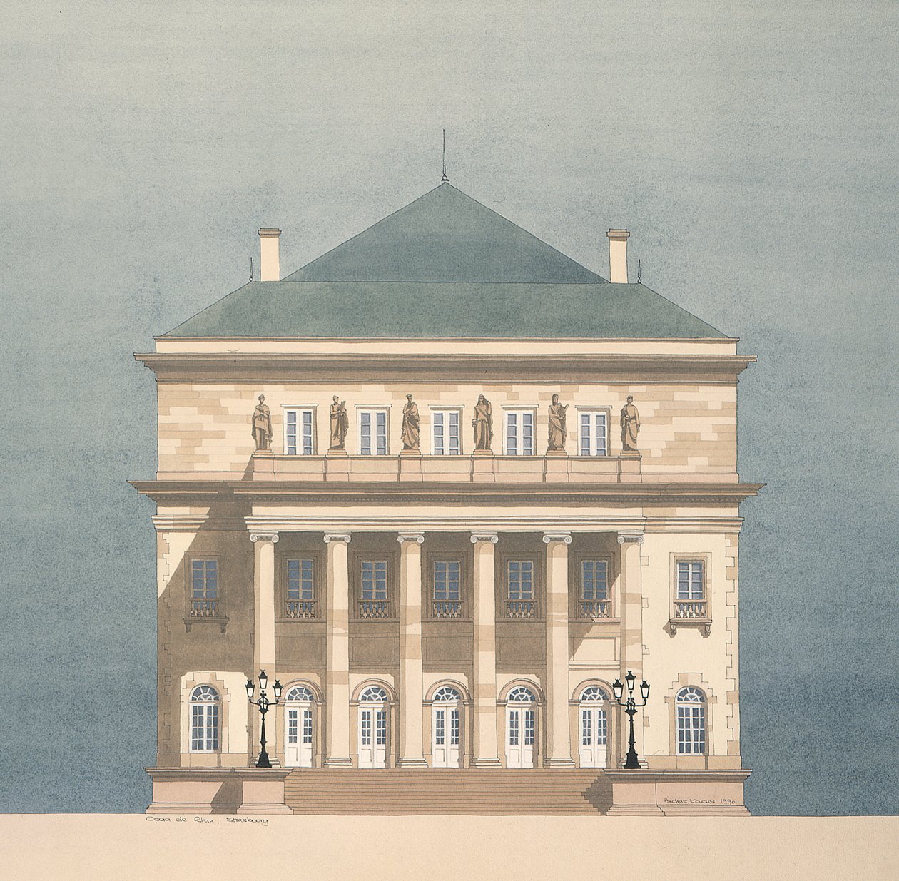 Opera du Rhin, Strasbourg, Ranska tekijältä Andras Kaldor