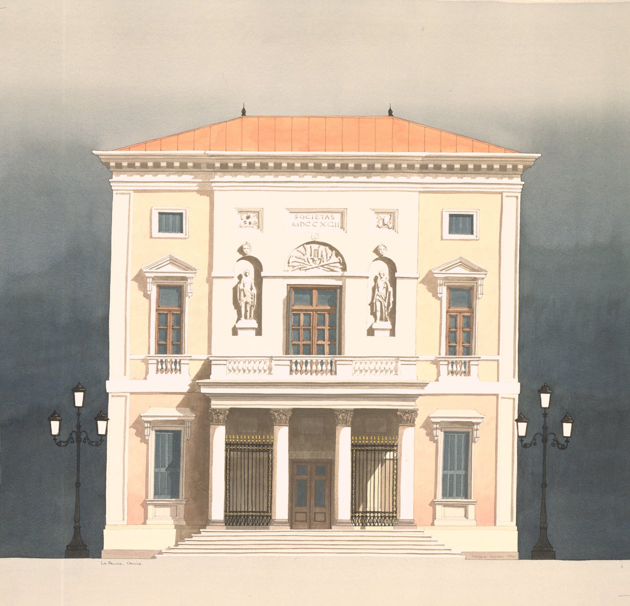La Fenice-teatteri, Venetsia, Italia tekijältä Andras Kaldor