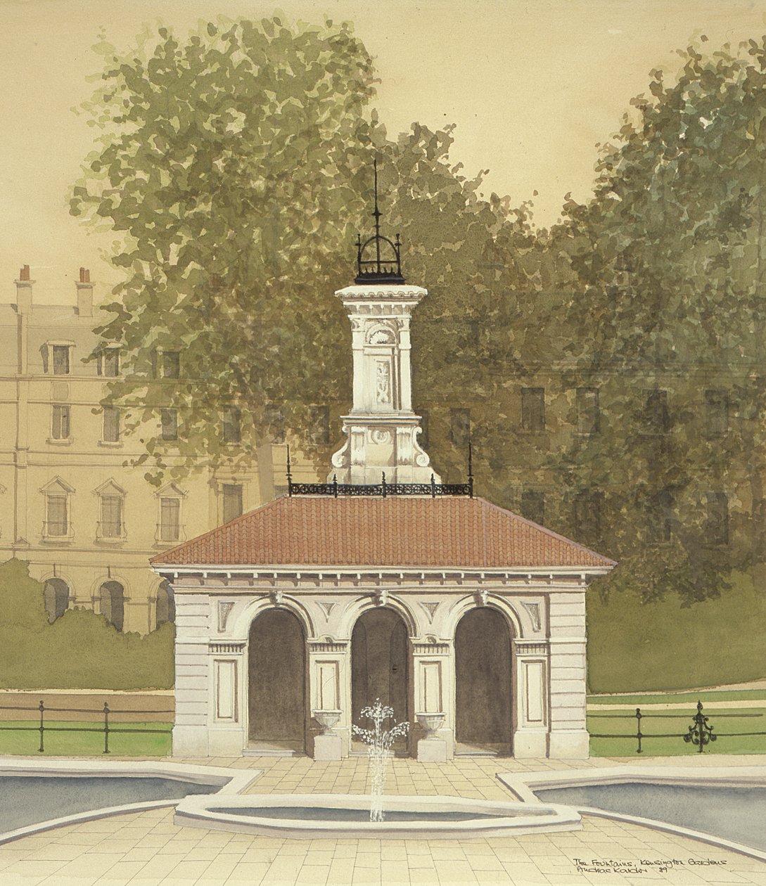 The Fountain, Kensington Gardens, Lontoo tekijältä Andras Kaldor