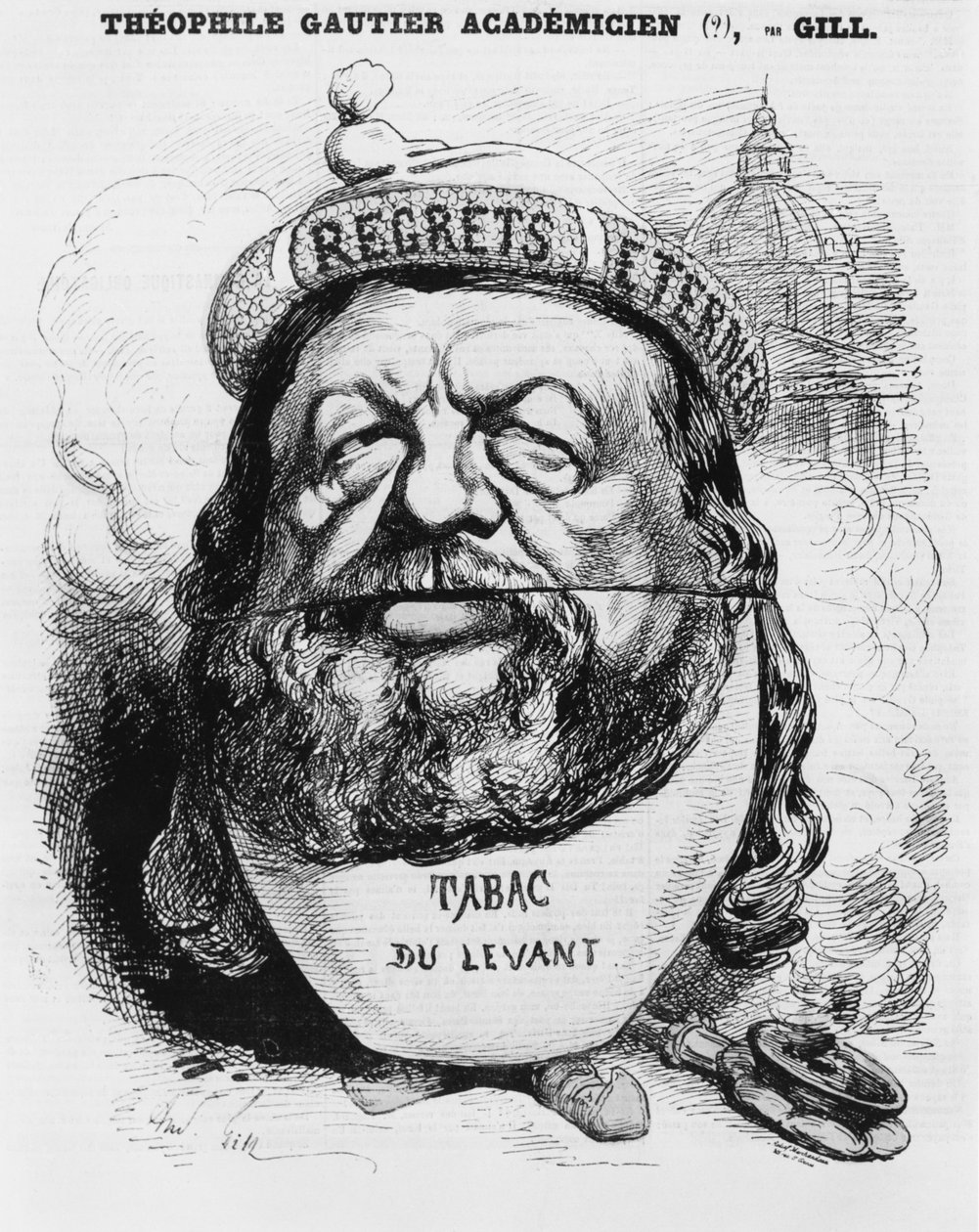 Karikatyyri Theophile Gautier