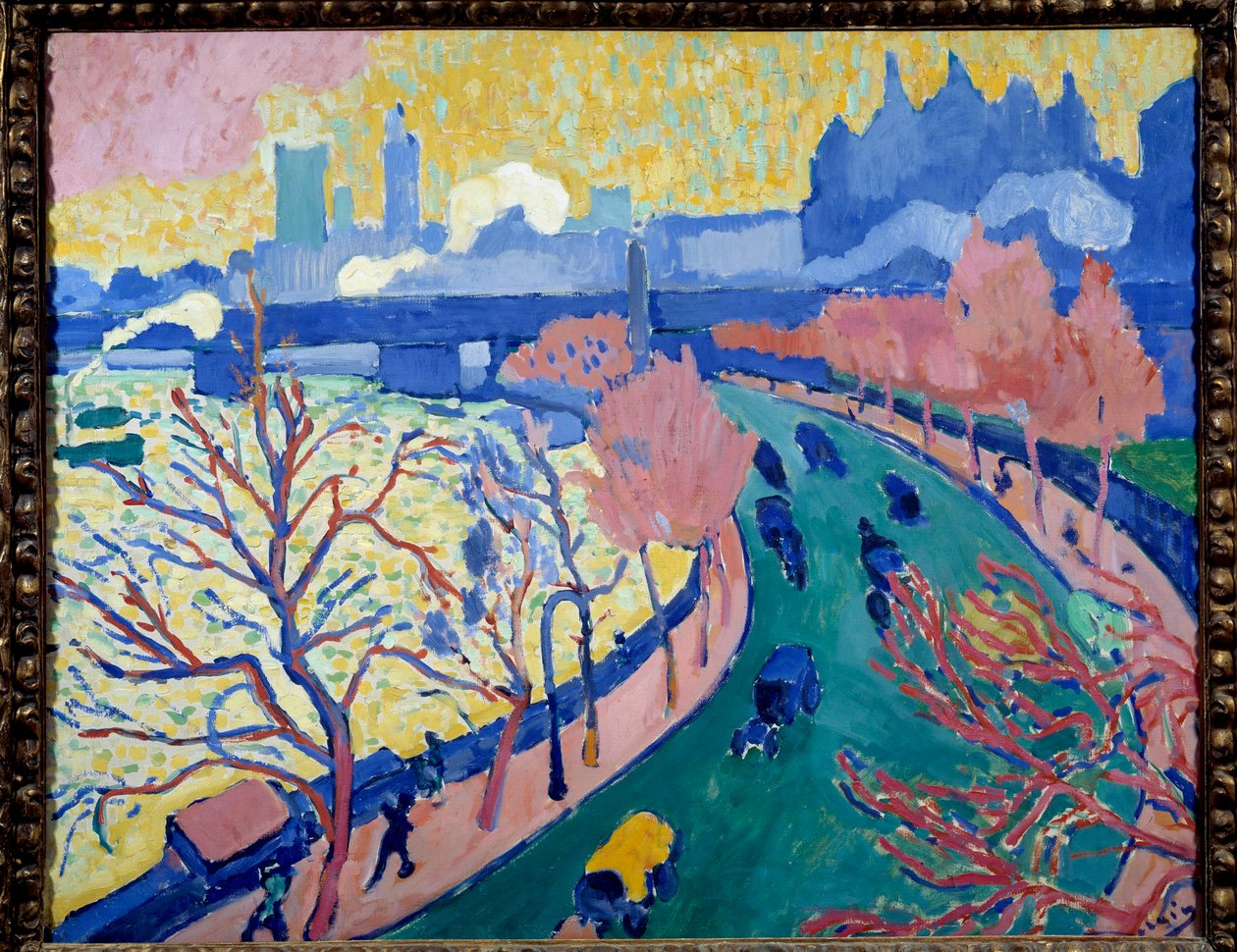 Charing Crossin silta, Lontoo tekijältä Andre Derain