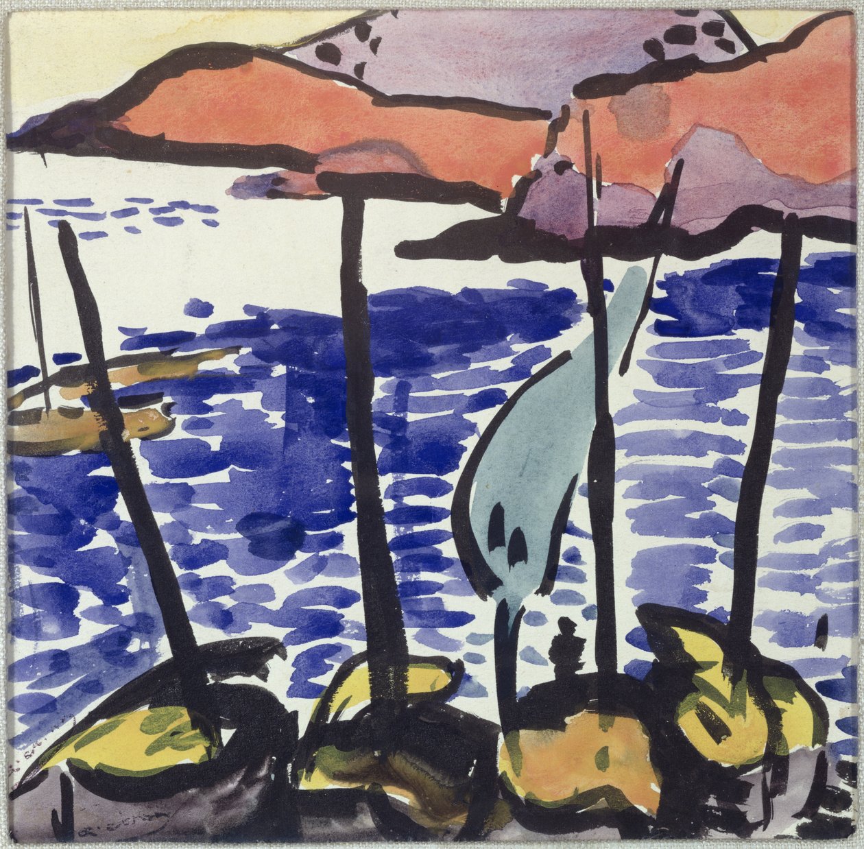 Kalastusveneet Collioureen tekijältä Andre Derain