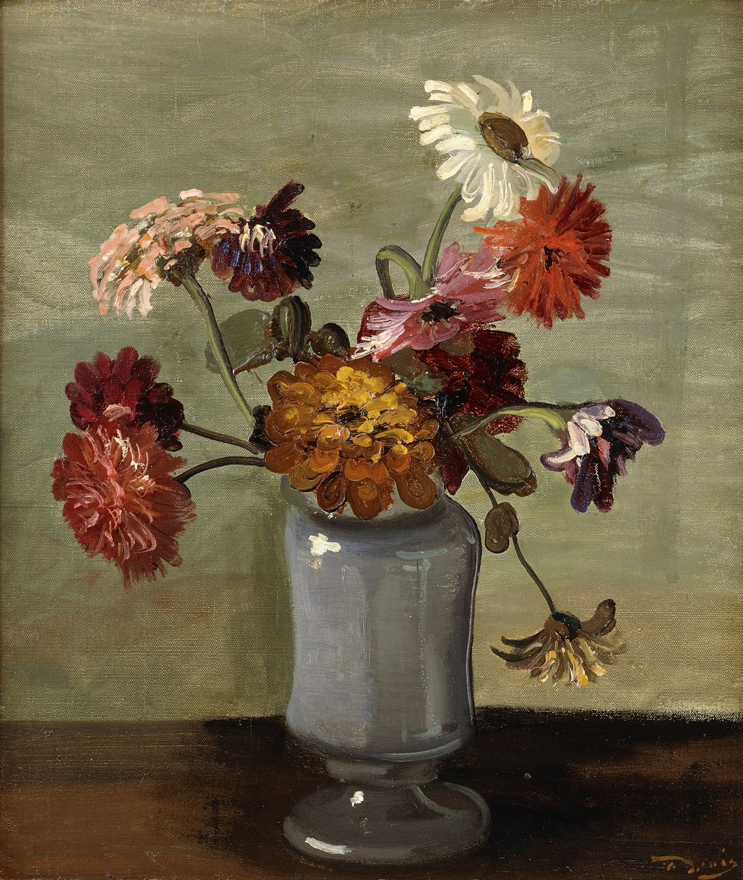 Kukkia maljakossa (öljy kankaalle) tekijältä Andre Derain