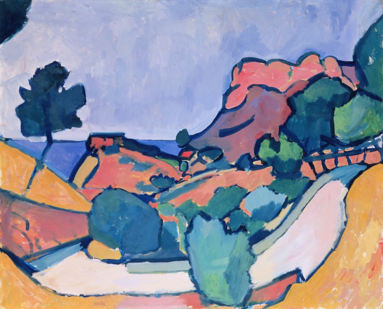 Mountain Road tekijältä Andre Derain