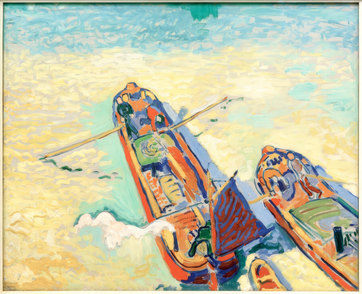 Kaksi proomua tekijältä Andre Derain