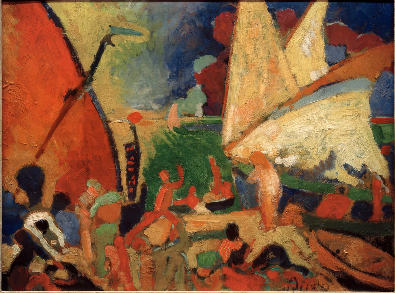Purjeveneet Collioure tekijältä Andre Derain