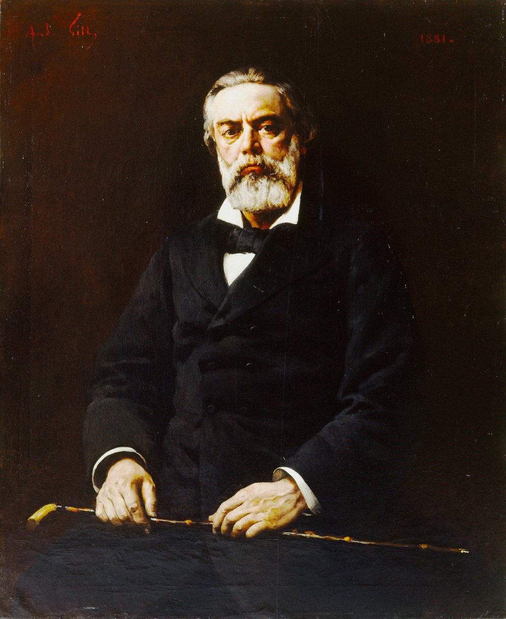 Jules Vallèsin muotokuva 1832-1885, 1881. tekijältä Andre Gill