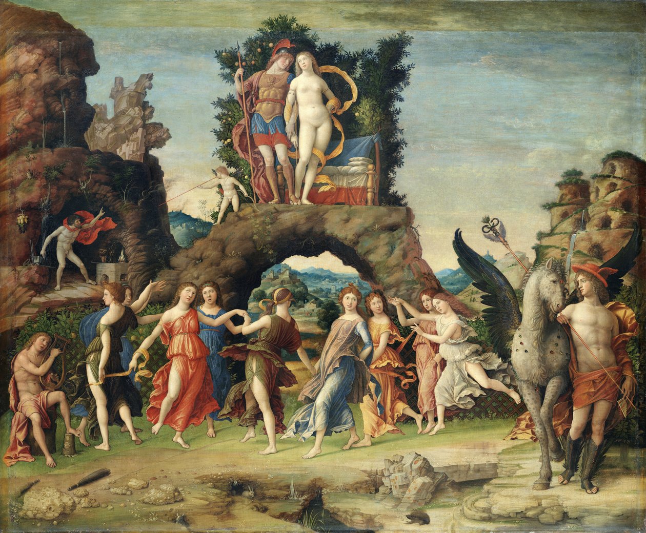 Parnassus tekijältä Andrea Mantegna