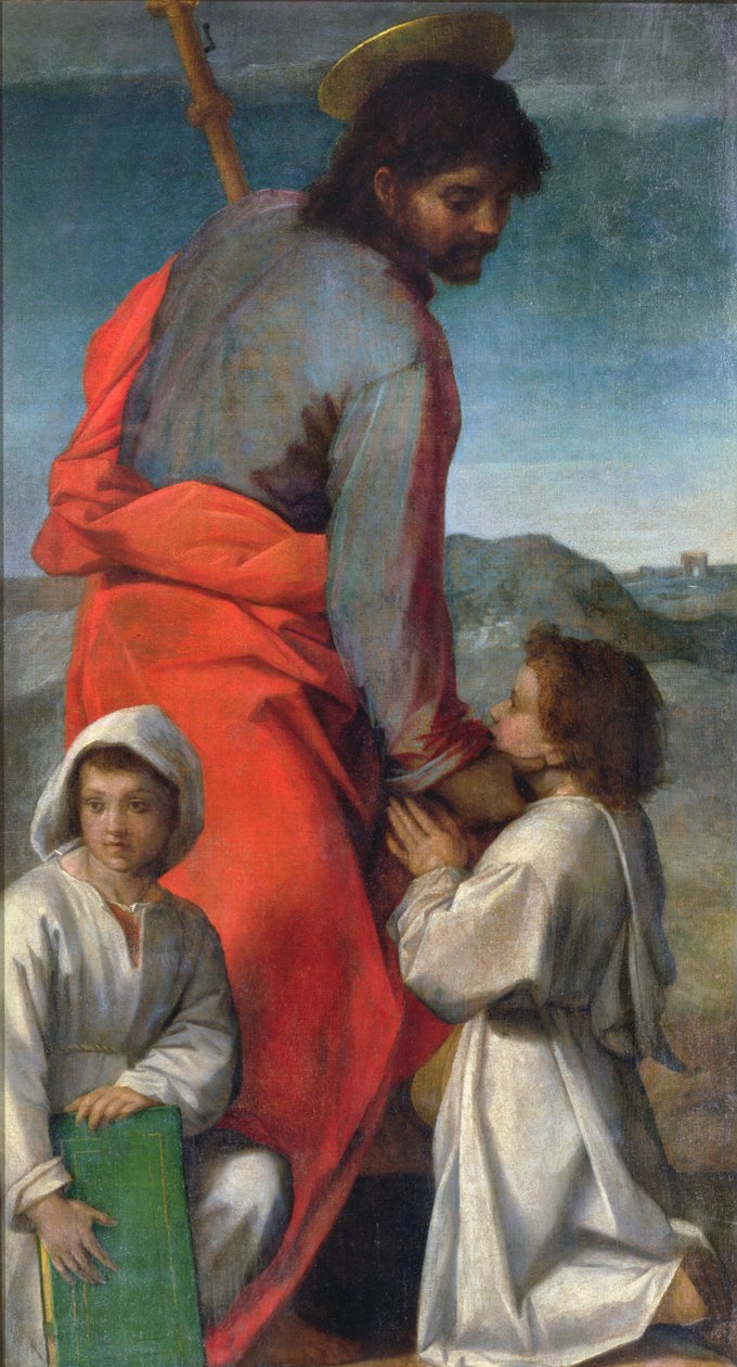 Pyhä Jaakob, n. 1524-29 tekijältä Andrea del Sarto