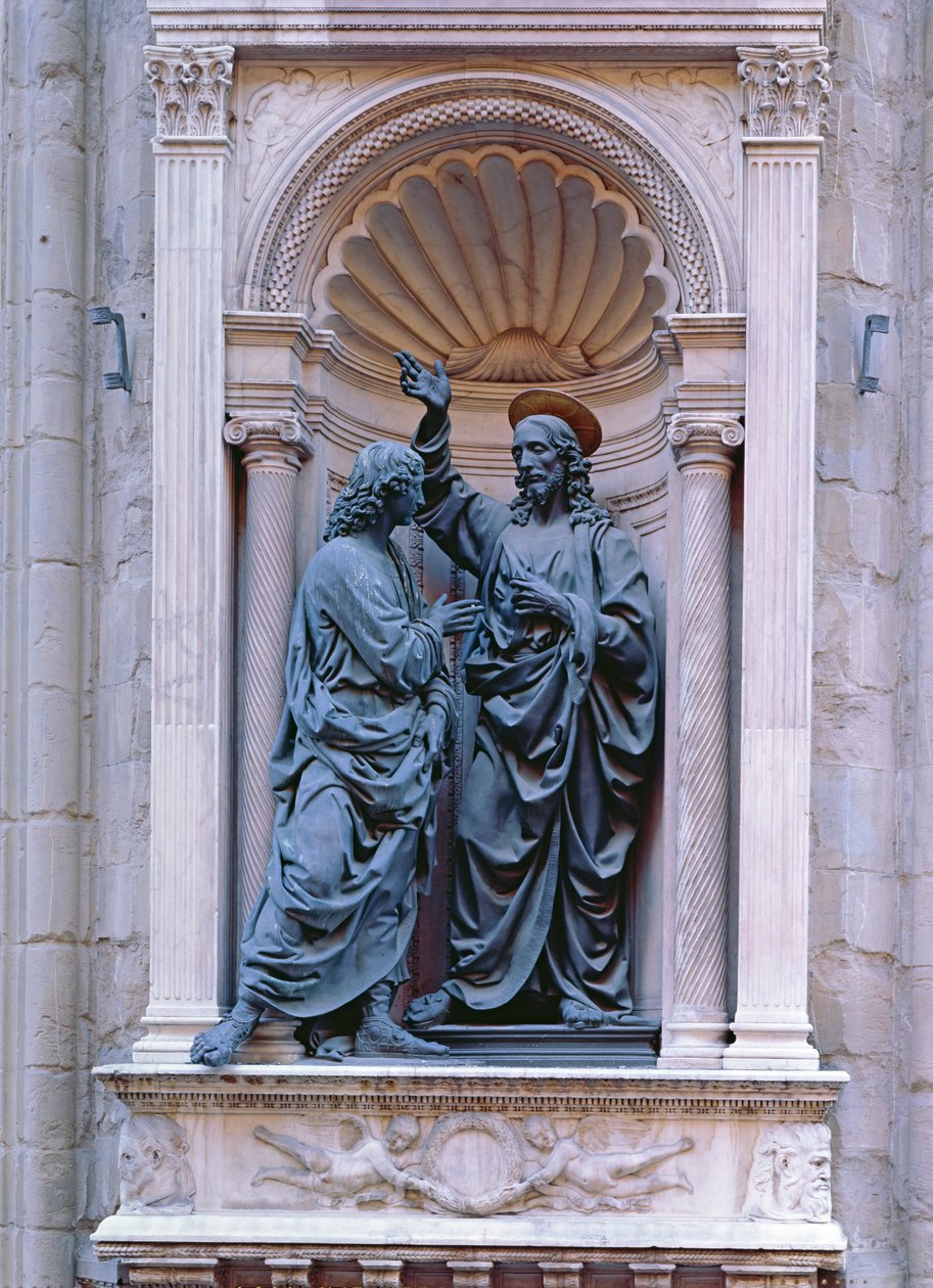 Epäilevä Tuomas (pronssi) tekijältä Andrea del Verrocchio