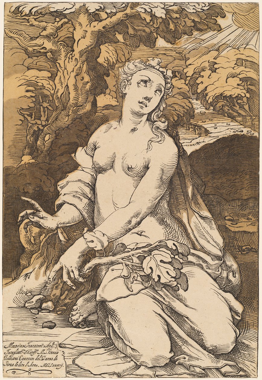 Eeva, 1587. tekijältä Andrea Andreani