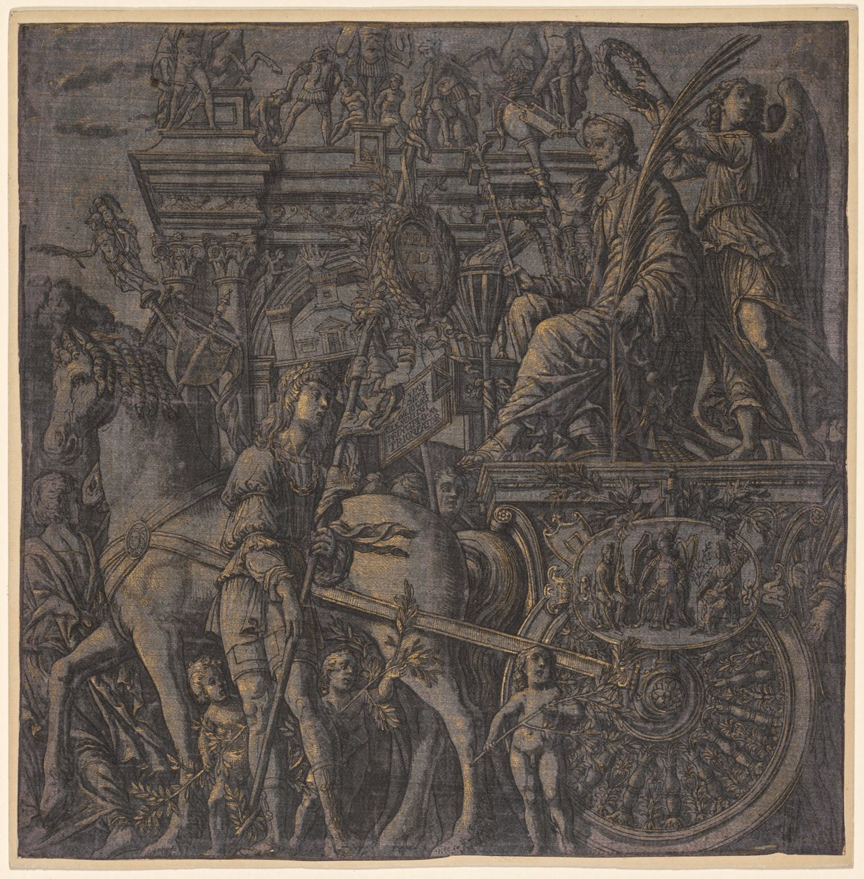 Julius Caesarin voitto: Caesar Triumphant tekijältä Andrea Andreani