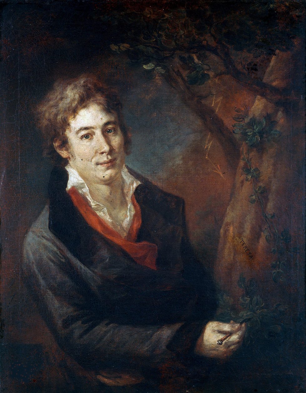 Ugo Foscolon muotokuva 1778-1827, 1801-1802. tekijältä Andrea Appiani