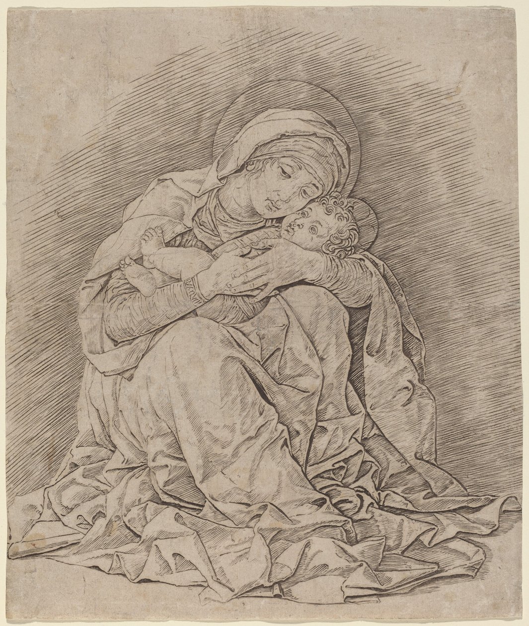 Neitsyt ja lapsi tekijältä Andrea Mantegna