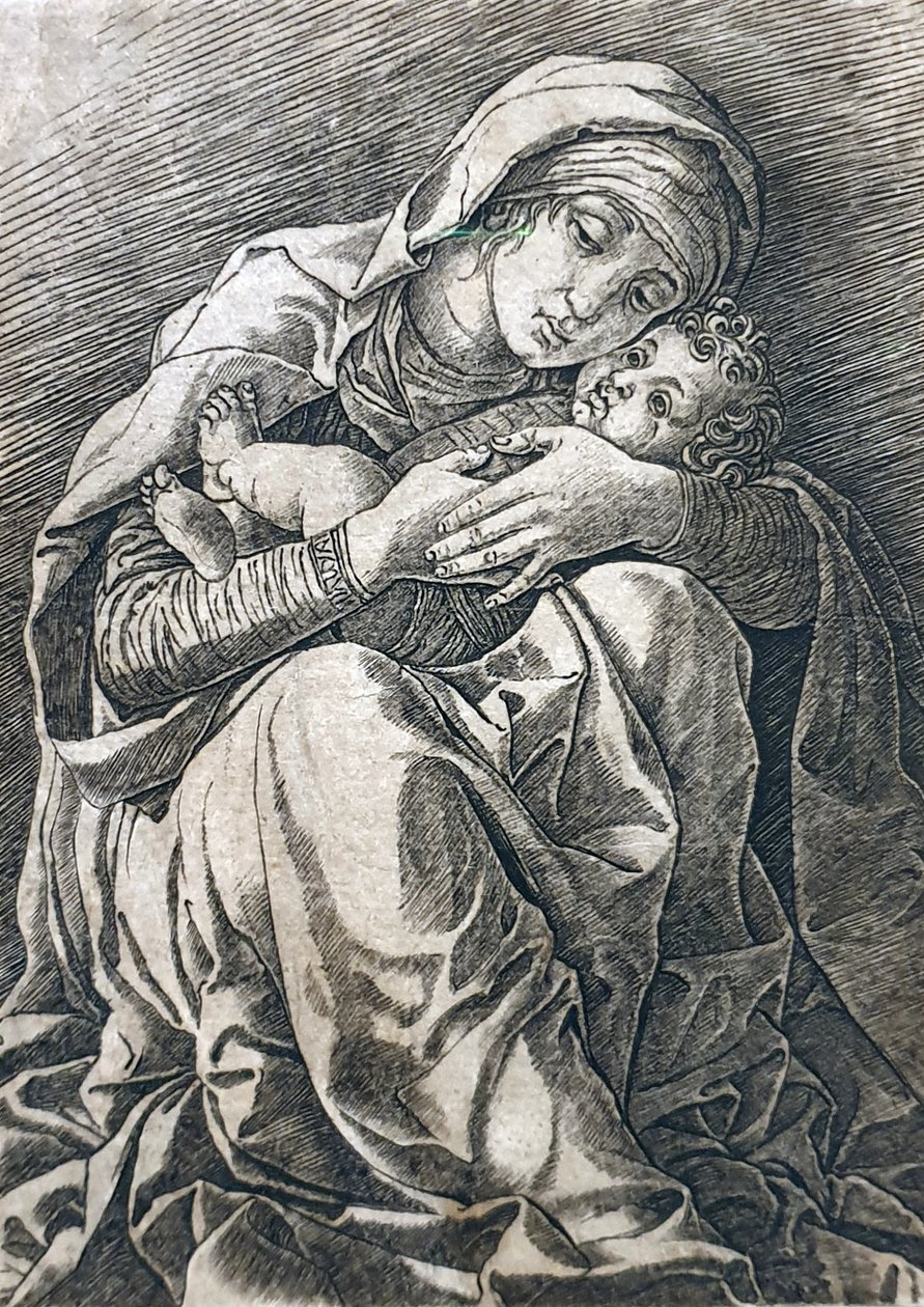 Neitsyt ja lapsi tekijältä Andrea Mantegna