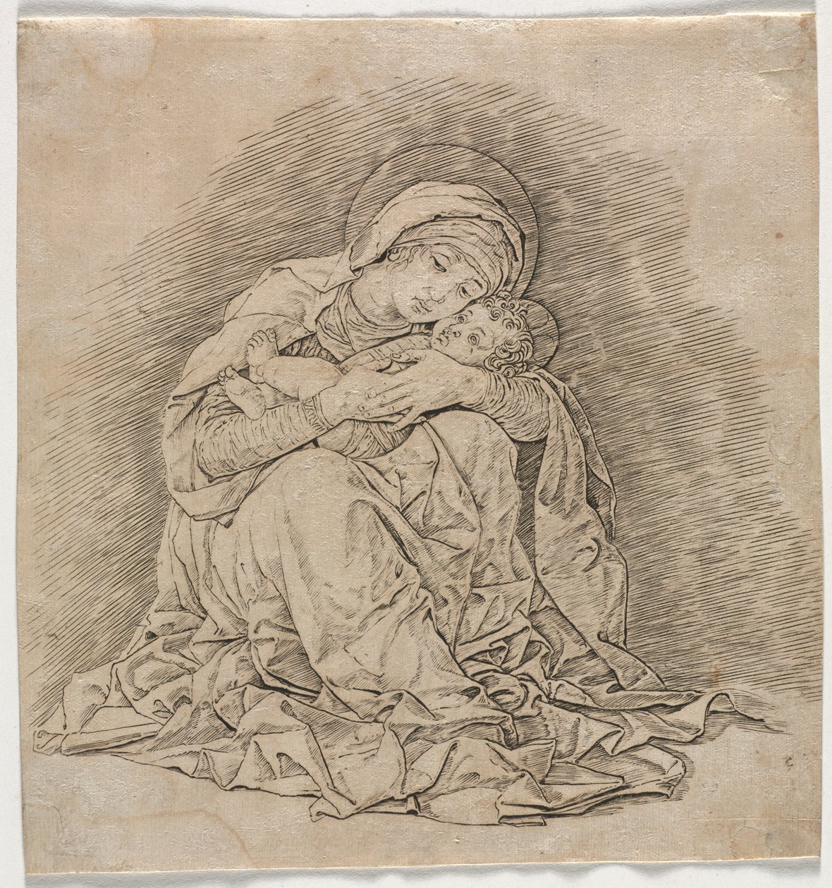 Neitsyt ja lapsi, 1485-1491. tekijältä Andrea Mantegna